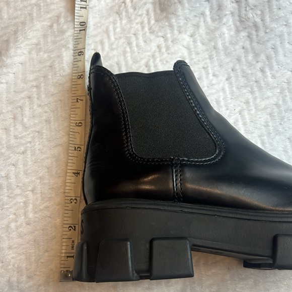 Circus by Sam Edelman Womens Black Darielle Lug Sole Platform Ankle Boots SZ 9 - Picture 8 of 9